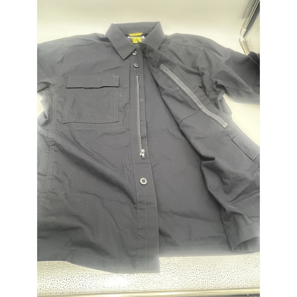 First Tactical Mens Large Black Tactical Duty Shirt Hidden Zip Police EMS - Picture 4 of 5